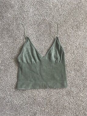 Olive Green Intimately by Free People Tank Top